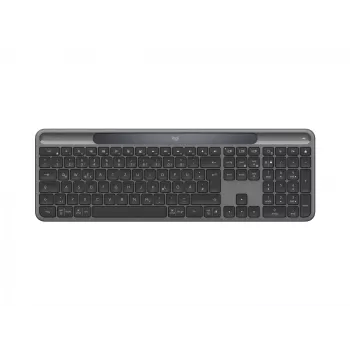 Logitech belaidė klaviatūra RF ir Bluetooth, QWERTZ vokiškas išdėstymas, grafito spalva 920-013773