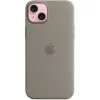 Silicone Dėklas Apple iPhone 15 Plus MagSafe Clay