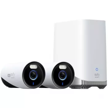 Anker Eufy eufyCam E330 (Professional) 2 kamerų rinkinys – belaidė lauko stebėjimo kamera, 4K, atspari orams, su spalvotu naktiniu matymu