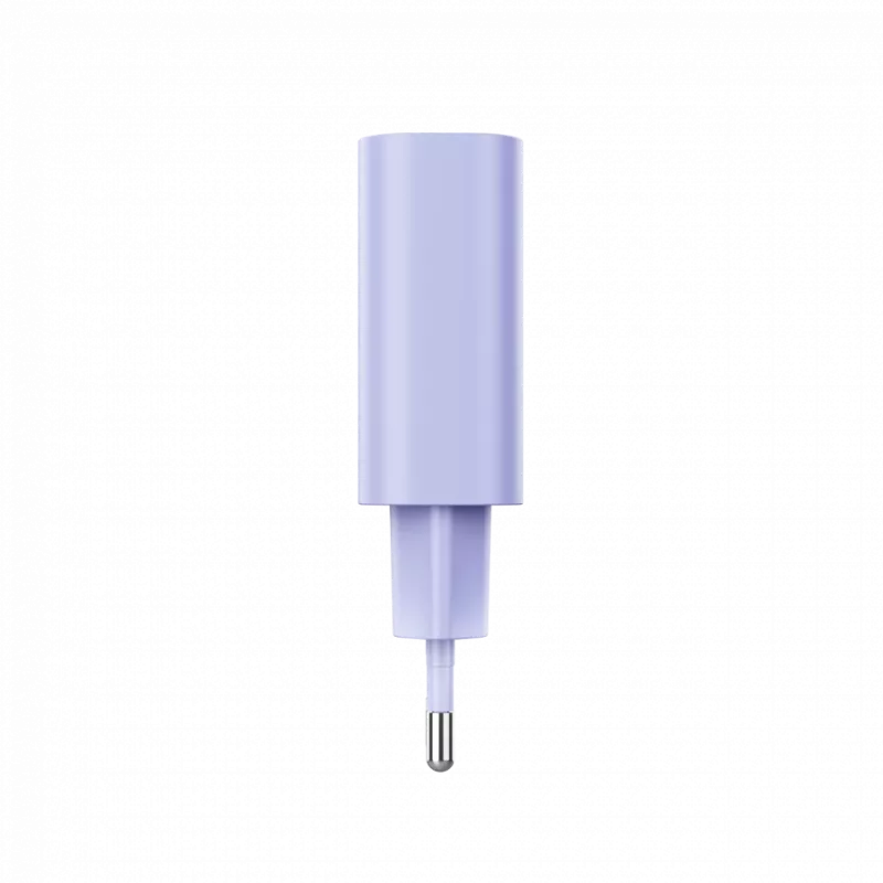 Sieninis įkroviklis CANYON OnCharge 30CL, 30W USB-C PD, 1x PD išėjimas, EU kištukas, Violetinė