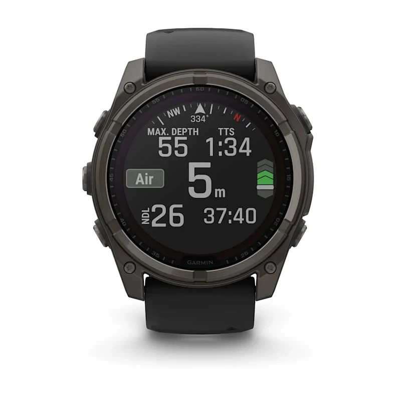 Garmin fenix 8 3.56 cm (1.4) 51 mm Skaitmeninis 280 x 280 pikselių Liečiamas ekranas Titanas Wi-Fi GPS (palydovas)