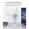 AUKEY PA-B6S Balta Omnia Mix GaN itin greitas sieninis įkroviklis