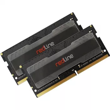 Mushkin Redline 16 GB (2x 8 GB) DDR4-3200 SO-DIMM atminties rinkinys, juodas, Intel XMP, MRA4S320NNNF8GX2