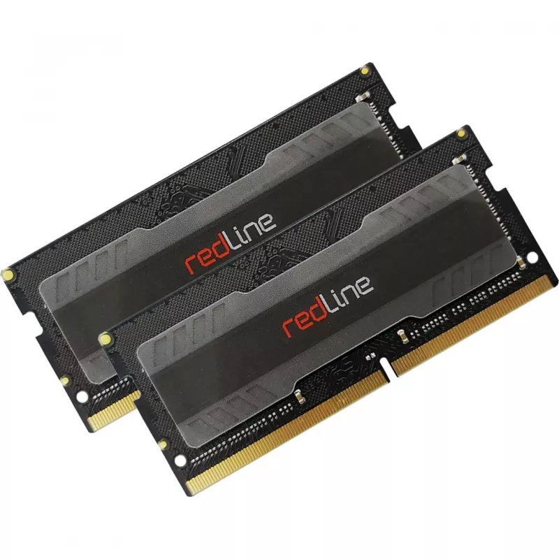 Mushkin Redline 16 GB (2x 8 GB) DDR4-3200 SO-DIMM atminties rinkinys, juodas, Intel XMP, MRA4S320NNNF8GX2
