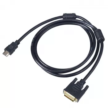 Akyga AK-AV-11 HDMI–DVI-D (24+1) kabelis, 1,8 m, juodas
