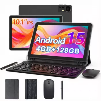 EXTRALINK TABLET CP31 WiFi ANDROID 15.0, 10.1 inch, 128GB, 2MP+8MP kamera, JUODAS