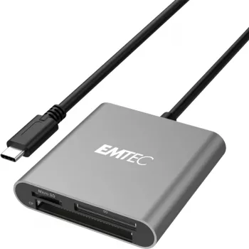 Card Reader Emtec ECCAREADT610C USB 3.1 Pilka