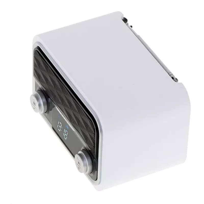 Nešiojamas radijas Adler AD 1185 – FM, Bluetooth 4.0, MP3, SD kortelė, AUX, 1800 mAh baterija, LCD ekranas, mikro-USB įkrovimas
