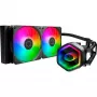 Cooler Master MasterLiquid 240 Core II procesoriaus skysčio aušinimo komplektas 4,72 (12 cm) juodas