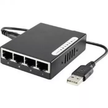 Tinklo jungiklis Renkforce 1483811 – 5 prievadų 100 Mbit/s nevaldomas jungiklis