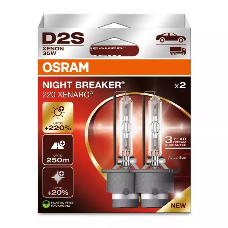 Automobilinė HID ksenoninė lemputė Ledvance D2S 85V 35W P32D-2 4500K