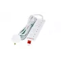 Microconnect MC-UKSURGESTRIP4-2M ilgintuvas su apsauga nuo viršįtampių, 4 lizdai, 2 m, baltas