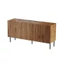 Komoda cama meble JUNGLE 152x40,5x74,5 cm – ąžuolas wotan, juodos kojelės, medžio drožlių plokštė