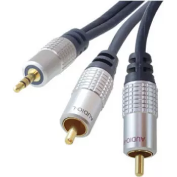 Audio kabelis 3,5 mm lizdas į 2 × RCA ShiverPeaks SP-PROFESSIONAL 5 m