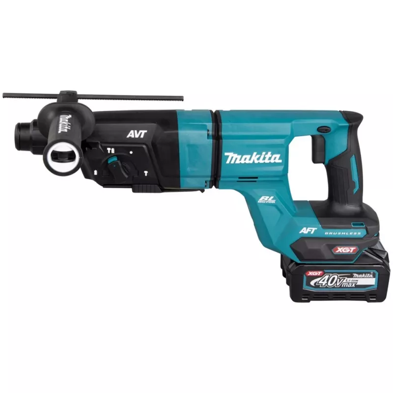 Akumuliatorinis kombinuotasis plaktukas MAKITA HR007GM201 XGT, 40 V, su 2 ličio jonų akumuliatoriais 4,0 Ah