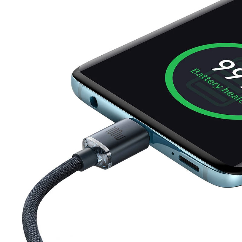 USB-C laidas Baseus CAJY000701 2 m juodas 0.48 Gbit/s