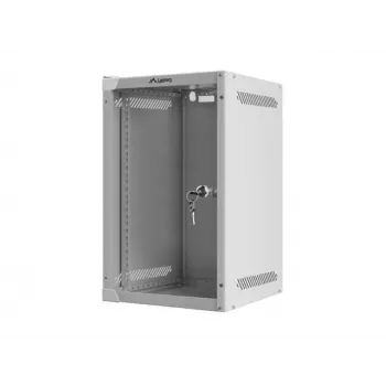 Sieninis stelažas LANBERG WF10-2309-10S 9U, 280×310×469 mm, 20 kg talpa, pilka