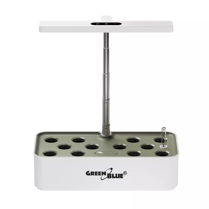 GreenBlue GB133 išmanusis kambarinis auginimo rinkinys su SMART vazonu, 4L talpa, 12 augalų, pilno spektro LED