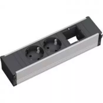 Prailginimo blokas Bachmann 912.003 juodas sidabrinis