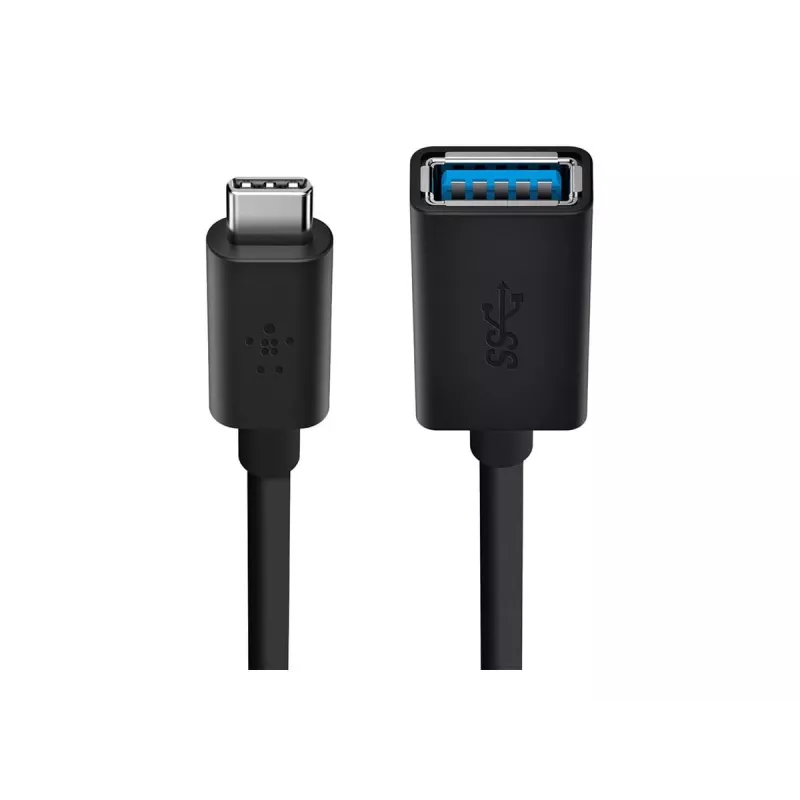 Belkin USB 3.0 adapteris iš USB-C į USB-A, 5 Gbps, juodas