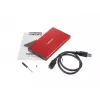 NATEC išorinis HDD dėklas RHINO GO (USB 3.0, 2.5 colio, raudonas)