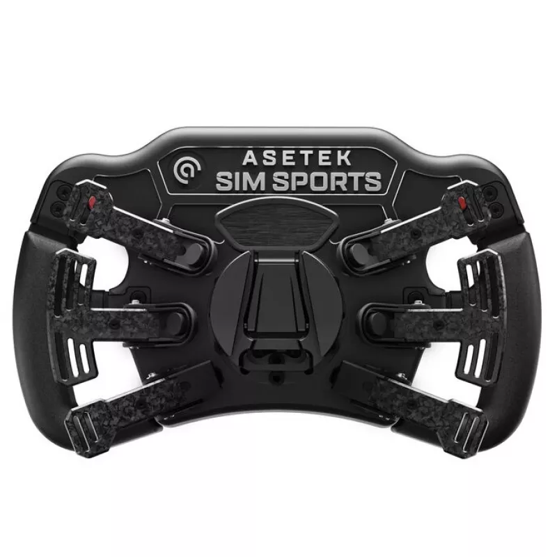 Vairas Asetek Invicta 4.3 colio LCD USB-C Red on Black Edition