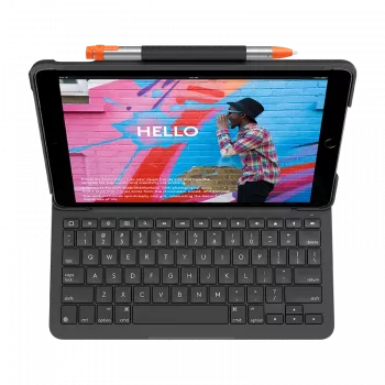 Klaviatūra Logitech Slim Folio iPad (7, 8 ir 9 kartai)