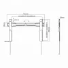 Sbox PLB-5746F fiksuotas LED TV laikiklis sieniniam montavimui 37-70 colių 35 kg