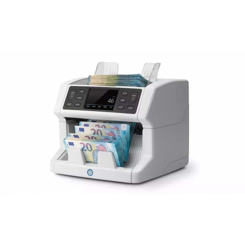 Banknotų skaičiavimo mašina Safescan 2850 balta LCD AC 110-240V