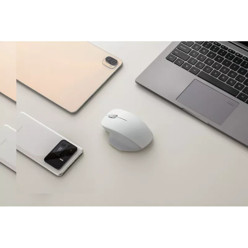 Belaidė pelė Xiaomi Mouse Comfort Edition 2,4 GHz, ergonomiška, didelio tikslumo sekimas, balta