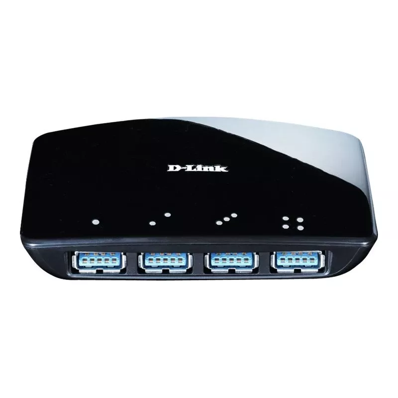 USB 3.0 šakotuvas D-Link DUB-1340 juodas