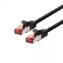 LOGON TCF66F150BL – tinklo laidas Cat6a F/UTP (FTP), RJ-45, 15 m, juodas