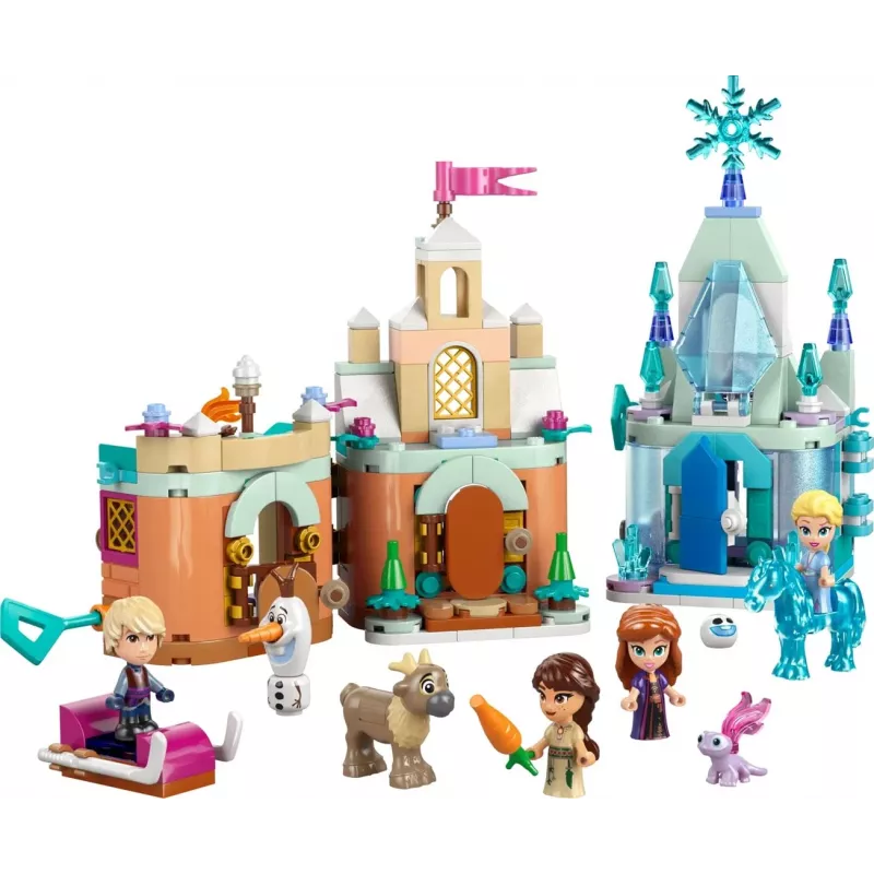 LEGO DISNEY 43278 Mini Arendelle pilis ir Elzos ledo rūmai