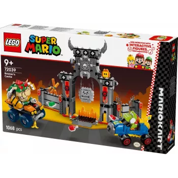 LEGO 72039 Super Mario Bowserio tvirtovė su Mario Kart – interaktyvus statybų rinkinys