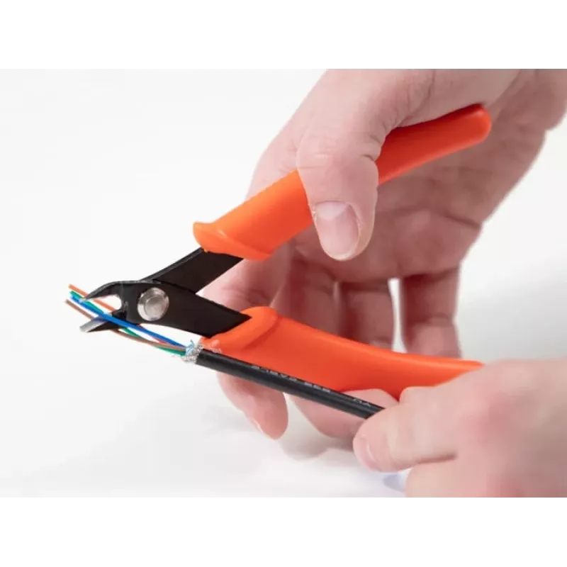 Įstrižinės replės DeLOCK šoniniai pjūklai oranžinė 12,7 cm