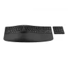 HP 960 ergonomiška belaidė klaviatūra, pilno dydžio (100 %), RF belaidė + Bluetooth, membraninė, juoda