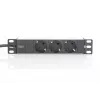 Aliumininis rozetinis blokas Digitus DN-95411 3 saugios rozetės 2m