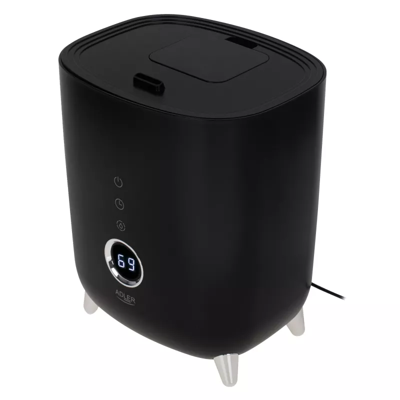 Adler AD 7972 drėkintuvas, 23 W, 4 l, iki 35 m², ultragarsinis, juodas