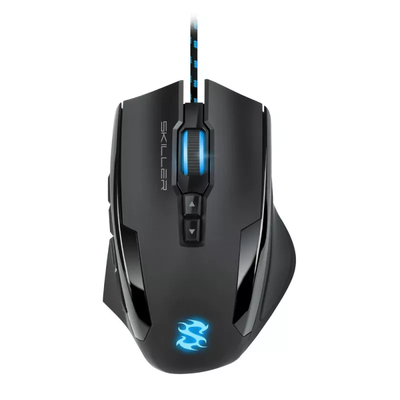 Sharkoon Skiller SGM1 pelė žaidimams, dešinei rankai, USB-A, optinė, 10800 DPI