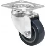 Ratukas Roadinger 50 mm pilkas – pasukamas atraminis ratas įrangai ir baldams