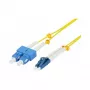Synergy 21 LWL-2-Faser-Patchk. 1.0mtr.LC-SC 9/125um OS2 AD 2mm flexible Knickschutztülle - Single- bzw. Monomode-Faser - 1 m