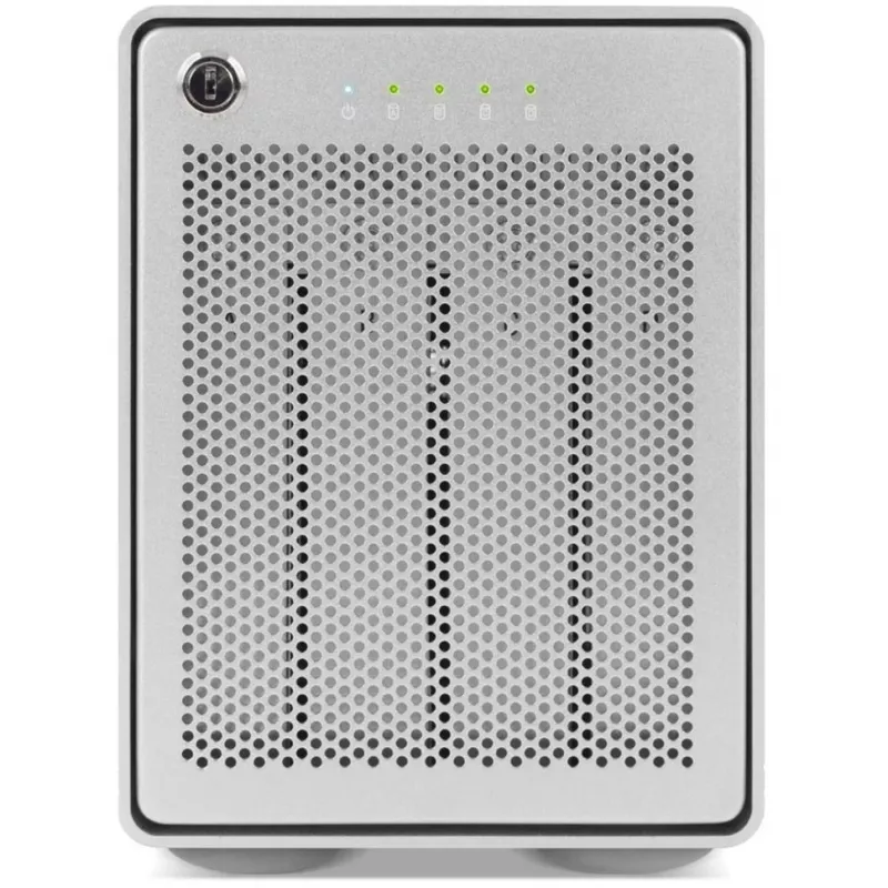 Mercury Elite Pro Quad, sidabrinė diskų dėžė, USB 3.2 Gen 2, tinkama RAID