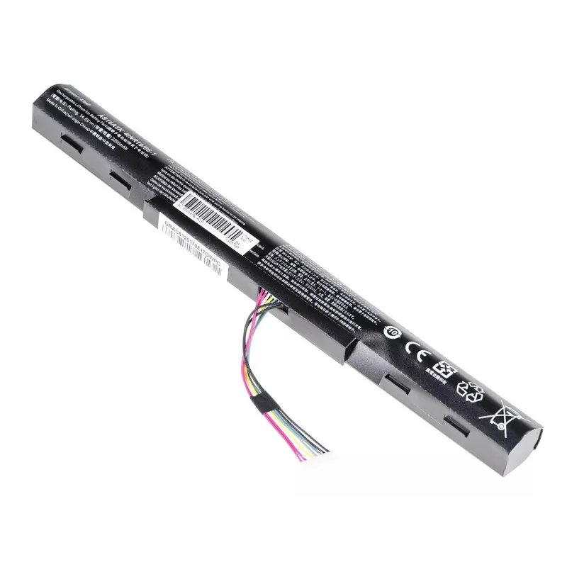 Baterija Green Cell AC51, skirta Acer Aspire E15/E17 – Li-Ion 14.8V 2200mAh 4 celės, juoda