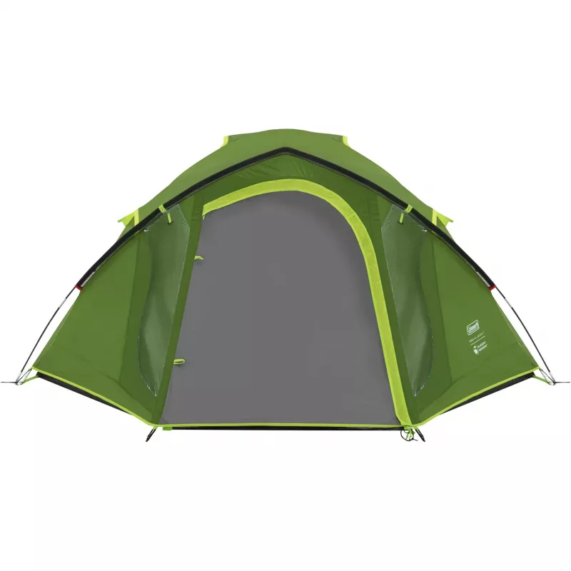 Coleman palapinė Dome Tent Darwin 4 Plus Blackout – 4 vietų tunelinė palapinė su prieškambariu, tamsiai žalia/šviesiai žalia