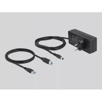 DeLOCK išorinis USB 3.2 Gen 1 10 prievadų šakotuvas su jungikliais, 5 Gbps
