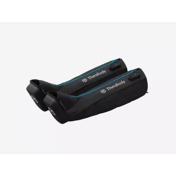 Kojų masažuoklis Therabody RecoveryAir Black – kompresinis masažas, 4 programos, Bluetooth, 240 min baterija