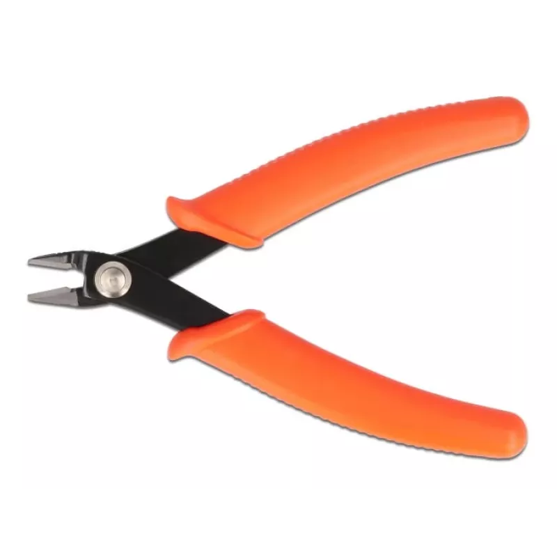 Įstrižinės replės DeLOCK šoniniai pjūklai oranžinė 12,7 cm