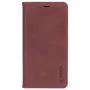 Krusell Sunne 4 Card FolioWallet dėklas iPhone XS Max – raudona natūrali oda