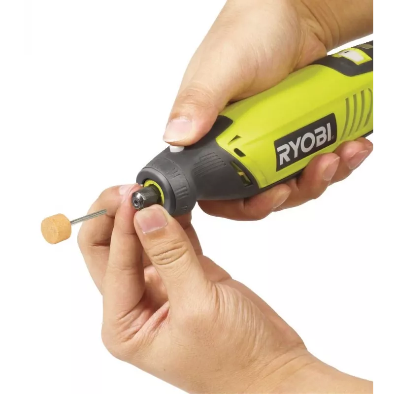 Tiesinis šlifuoklis RYOBI EHT150V 150W su 115 priedų rinkiniu