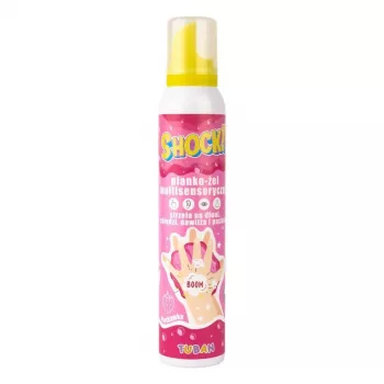 Slime TUBAN Tuban SHOCK! Daugiasensorinis putų-gelio slimas Braškė 200 ml (raudona)